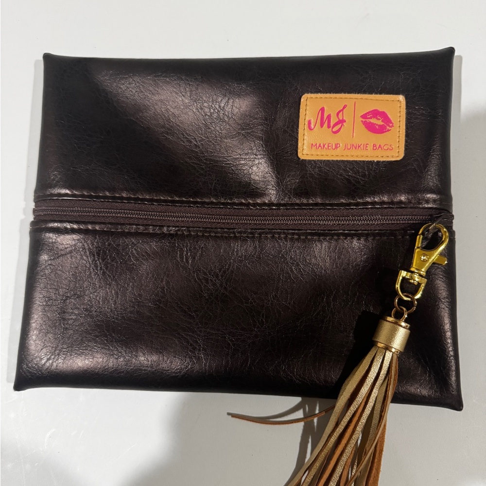 Brown Make Up Junkie Bag.